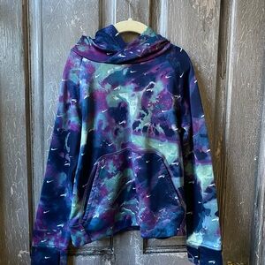 Nike Purple and Blue Therma-Fit Hoodie